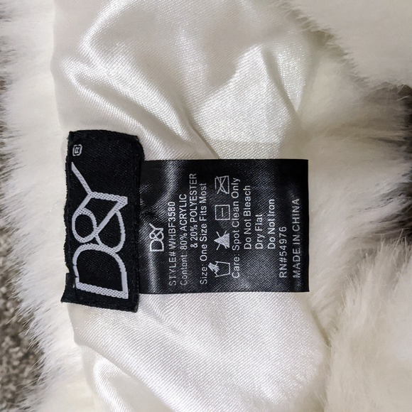 D&Y Faux Fur Winter Headband/Ear Warmer - Picture 2 of 6